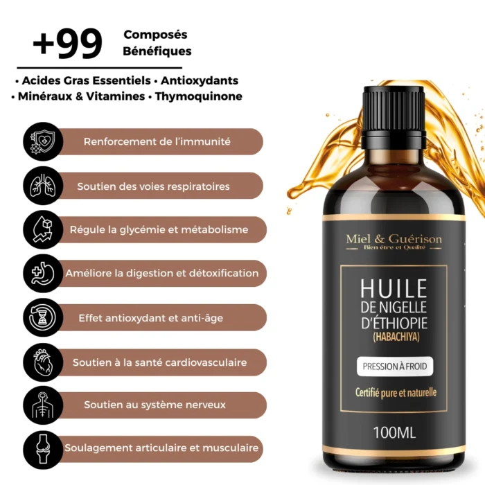 HUILE DE NIGELLE D'ÉTHIOPIE - 100ML – Image 3