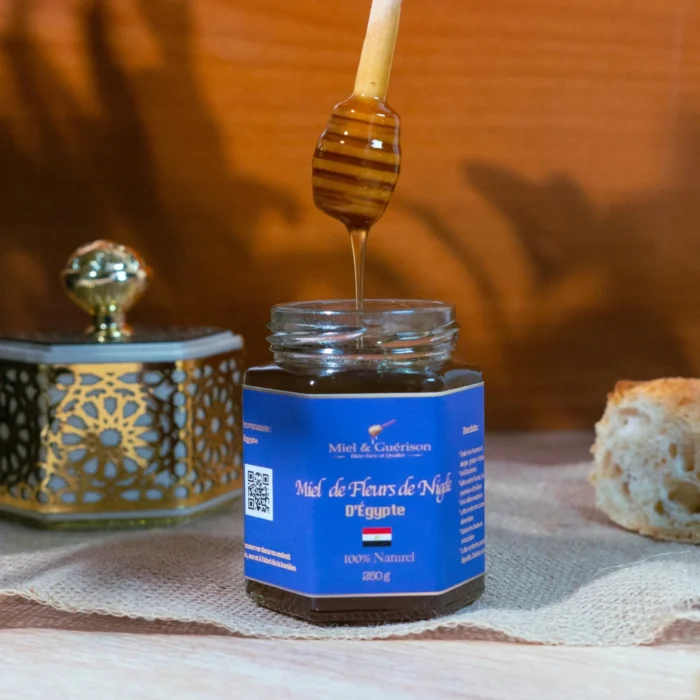 MIEL DE FLEURS ET DE NIGELLE D’ÉGYPTE
