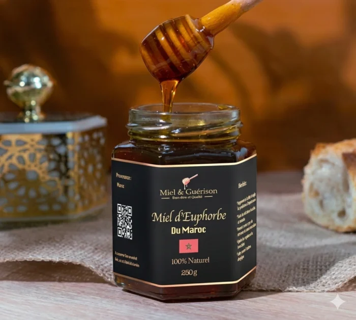 MIEL D'EUPHORBE  DU MAROC