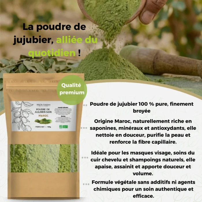 POUDRE DE JUJUBIER (SIDR)-100G